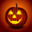 Background with scary pumpking, vector Eps10 illustration.