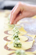 Spinach and ricotta filling for ravioli