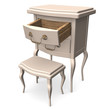Illustration: AntiqueChestWithOpeningDrawer AntiqueChestWithOpeningDrawer