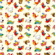 seamless bird pattern