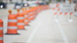 Video: Stock video footage of construction barricades Stock video footage of construction barricades