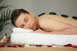 woman in relaxation cure