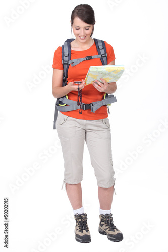 Photo: Female hiker Female hiker