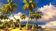 Tropical paradise beach