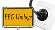 Schild - EEG Umlage