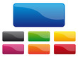 Boutons glossy multicolores