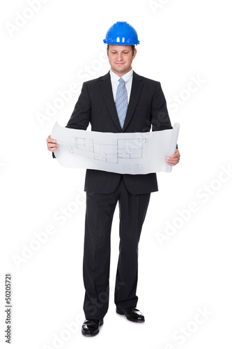 Photo: Portrait of successful architect Portrait of successful architect
