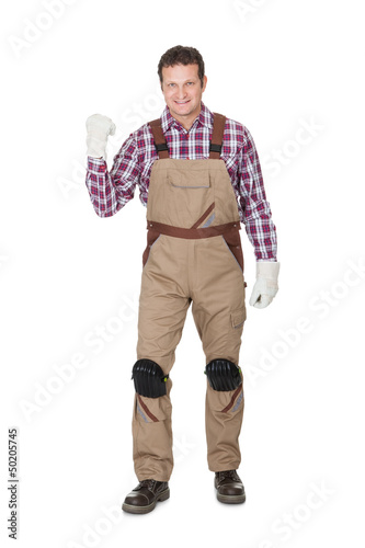 Photo: Portrait of construction worker Portrait of construction worker