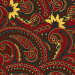 paisley composition seamless illustration