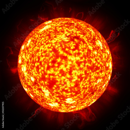 Illustration: Supernova burst in deep space Supernova burst in deep space