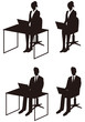 Business People Silhouett