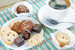 Photo: Various Sweets And Cup Of Coffee Various Sweets And Cup Of Coffee