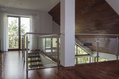 Photo: Attic, modern house Attic, modern house