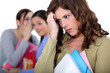 Photo: Girl being bullied Girl being bullied