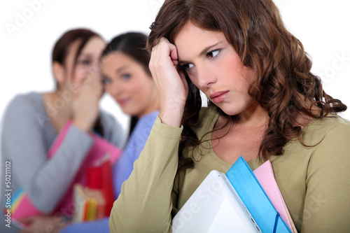 Photo: Girl being bullied Girl being bullied