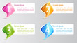 Vector faq labels, options