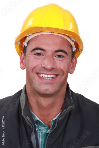 Photo: craftsman smiling craftsman smiling
