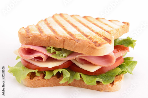 Photo: isolated sandwich isolated sandwich