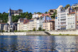 Vieux Lyon with Saone River
