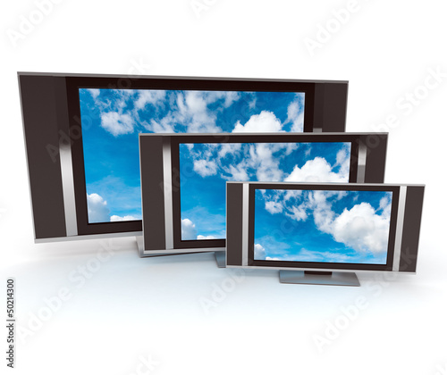 Photo: Three TVs Three TVs