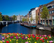 One of canals in Amsterdam