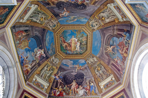 Photo: Ceiling in Vatican Museum Ceiling in Vatican Museum