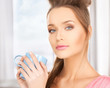 woman with mug