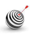 Target with arrow