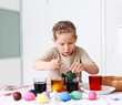 Painting Easter eggs