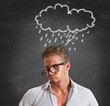 Pessimist businessman for the crisis