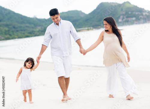 Photo: Family at the beach Family at the beach