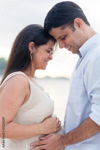 Photo: Pregnant couple Pregnant couple