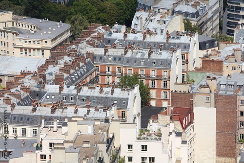 Photo: Paris architecture aerial view Paris architecture aerial view