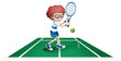 An athletic boy