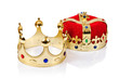 King crown isolated on white