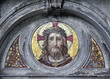 Religious mosaic found on an old jewish cemetery Vysehrad