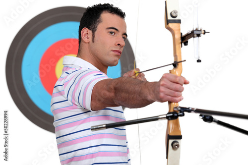 Photo: An archer. An archer.