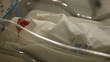 newborn in hospital room