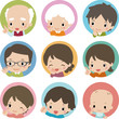 いろいろな人物の表情 いろいろな人物の表情