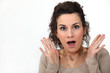 Shocked woman