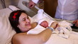 mother and newborn first meeting