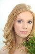 Portrait of beautiful young blond girl