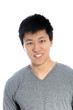 Asian young happy man smiling, portrait