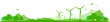 canvas print picture - Landschaft Wind Solar Energie
