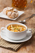 Bayerische Frittatensuppe in einer Suppentasse