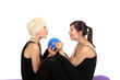 Mit dem Ball