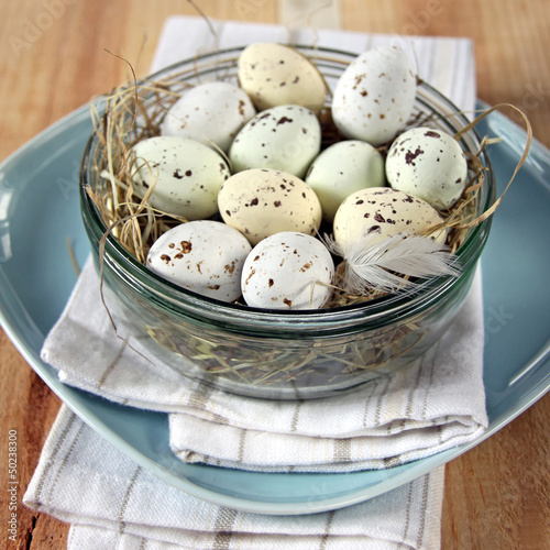 Photo: schoko-nougat-eier im heunest schoko-nougat-eier im heunest