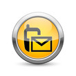 message on the mobile phone icon internet button