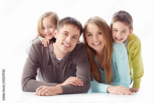 Photo: Smiling family Smiling family
