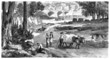 Peasants outside - Paysans - Bauer - 19th century